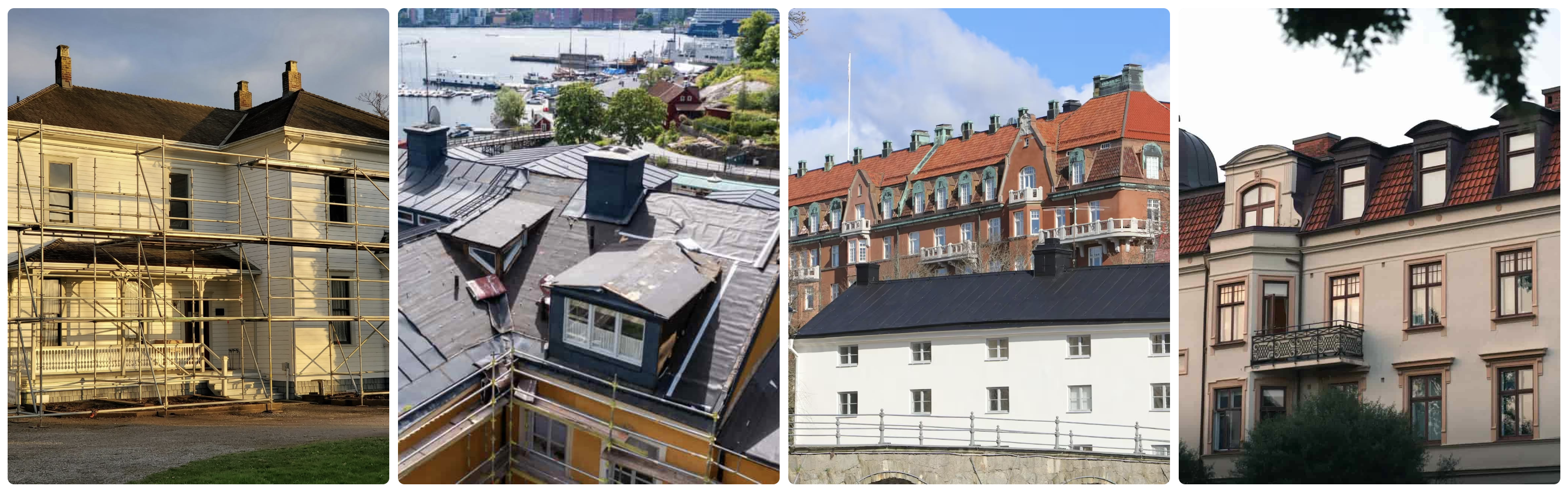 utförda takarbeten