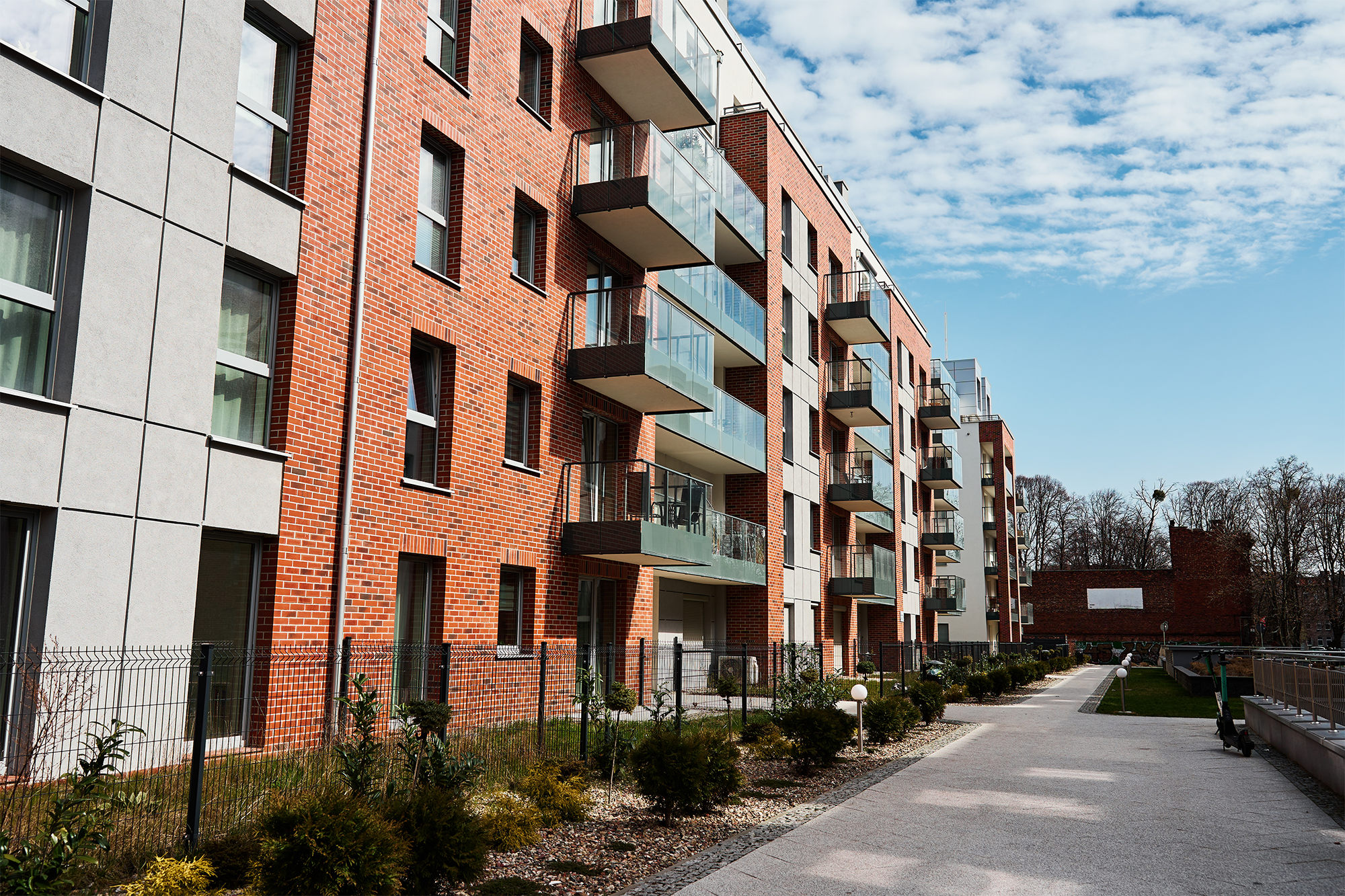 Lägenhetskomplex i Uppsala