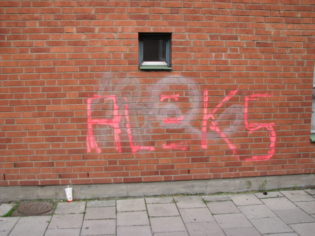 Klotter innan sanering